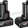 2 Batteries Bosch GBA 12V 6,0Ah -Travail sans fil Soldes Magasin 2 batteries bosch gba 12v 6 0ah 70037