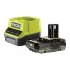 Batterie 18V 2.0Ah Et Chargeur Ryobi RC18120-120C -Travail sans fil Soldes Magasin batterie 18v 2 0ah et chargeur ryobi rc18120 120c 135791