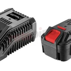Set: Batterie 18V 4,0Ah + Chargeur Graphite 58G004+58G002