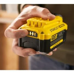 Batterie 18V 4.0Ah Li-Ion Stanley FatMax SFMCB204 -Travail sans fil Soldes Magasin batterie 18v 4 0ah li ion stanley fatmax sfmcb204 135641