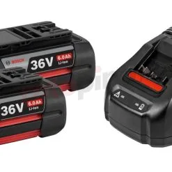 Batterie 36V 6,0Ah (x2) Et Chargeur Bosch GBA + GAL 3680