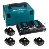 Batteries 18V 6,0Ah (4pcs) Et Chargeur Makita 198091-4