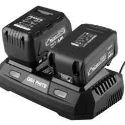 Chargeur 18V 2 Ports Graphite Energy+ 58G085 -Travail sans fil Soldes Magasin chargeur 18v 2 ports graphite energy 58g085 129441