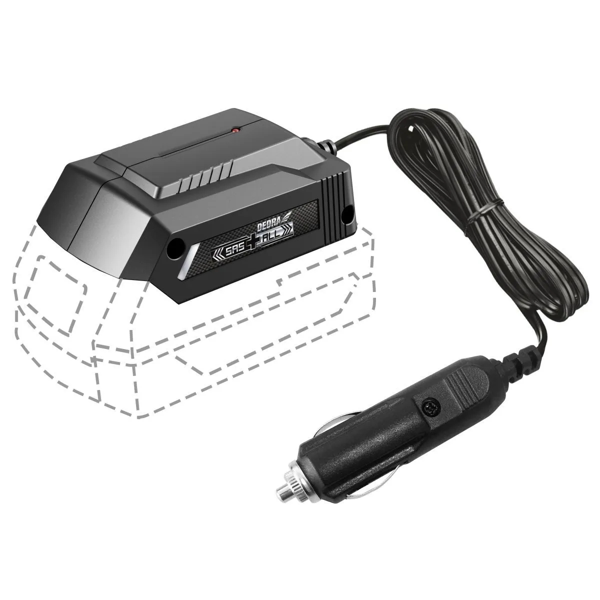 Chargeur Batterie Avec Prise 12V Allume Cigare Dedra DED7038A 3 Chargeur Batterie Avec Prise 12V Allume Cigare Dedra DED7038A