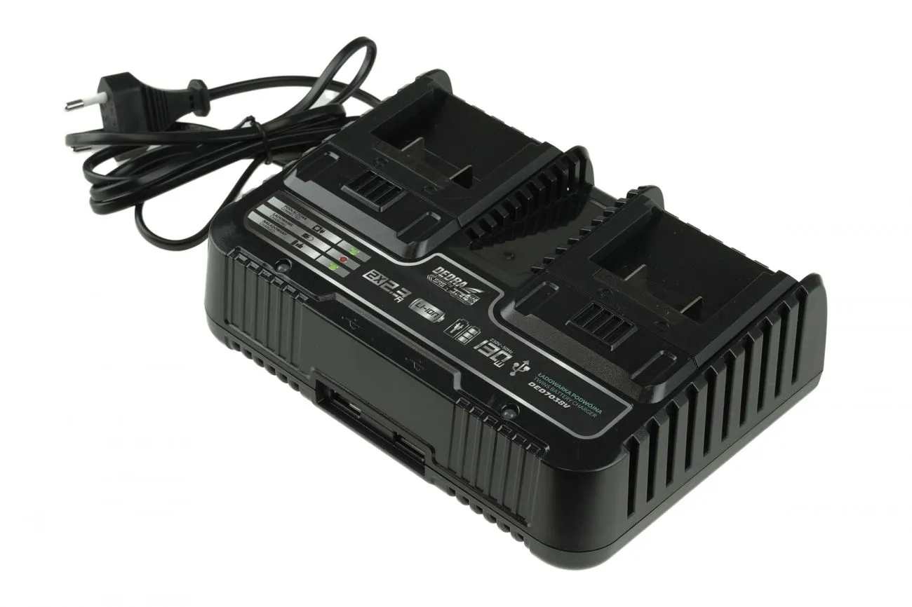 Chargeur Double Batteries Dedra SAS+ALL DED7038V 5 Chargeur Double Batteries Dedra SAS+ALL DED7038V – Image 3