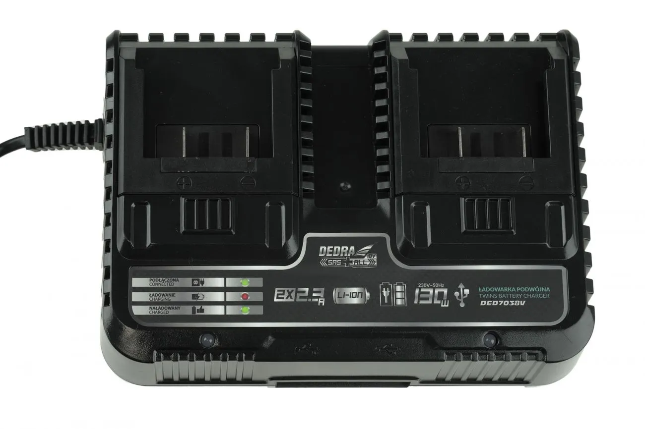 Chargeur Double Batteries Dedra SAS+ALL DED7038V 7 Chargeur Double Batteries Dedra SAS+ALL DED7038V – Image 5