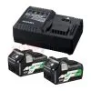 Chargeur Et 2 Batteries 36/18V 2,5/5,0Ah Hikoki UC18YSL3 WEZ -Travail sans fil Soldes Magasin chargeur et 2 batteries 36 18v 2 5 5 0ah hikoki uc18ysl3 wez 80687
