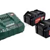 Ensemble De 2 Batteries 18V Li-Power 4.0Ah Avec Chargeur ASC 30-36V Metabo -Travail sans fil Soldes Magasin ensemble de 2 batteries 18v li power 4 0ah avec chargeur asc 30 36v metabo 81332
