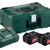 Ensemble De 2 Batteries 18V Li-Power 4.0Ah Avec Chargeur ASC 30-36V W MetaLoc Metabo -Travail sans fil Soldes Magasin ensemble de 2 batteries 18v li power 4 0ah avec chargeur asc 30 36v w metaloc metabo 81333