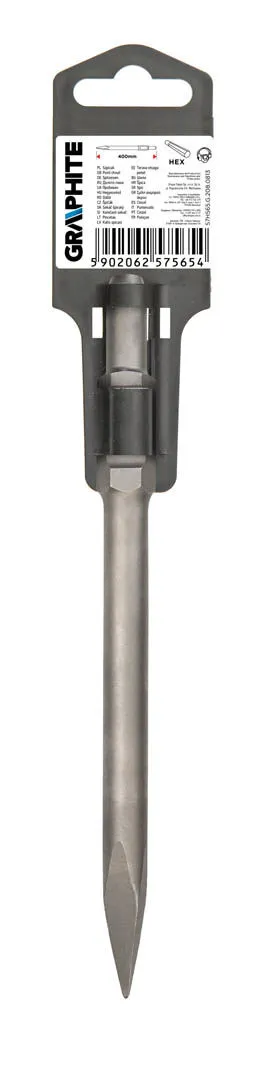 Hexagone Pointu 30 Mm, 30x400 Mm Graphite 57H565 4 Hexagone Pointu 30 Mm, 30x400 Mm Graphite 57H565 – Image 2