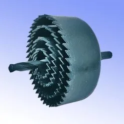 Jeu Scies Cloches à Bois 32-54mm, 4 Pièces Dedra 0790