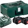 Kit De 2 Batteries 18V Li-Power 5.2Ah Avec Chargeur ASC 30-36V En MetaLoc Metabo -Travail sans fil Soldes Magasin kit de 2 batteries 18v li power 5 2ah avec chargeur asc 30 36v en metaloc metabo 81335