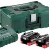 Kit De 2 Batteries 18V LiHD 8.0Ah Et Chargeur ASC Ultra En MetaLoc Metabo 2 Kit De 2 Batteries 18V LiHD 8.0Ah Et Chargeur ASC Ultra En MetaLoc Metabo -Travail sans fil Soldes Magasin kit de 2 batteries 18v lihd 8 0ah et chargeur asc ultra en metaloc metabo 81349