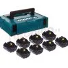 Kit De 8 Batteries 18V 5.0Ah Dans Un Coffret MAKPAC Makita 199697-1 -Travail sans fil Soldes Magasin kit de 8 batteries 18v 5 0ah dans un coffret makpac makita 199697 1 90534