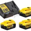Kit De Batteries 5.0AH 18V Avec Chargeur DeWalt DCB115P3