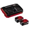 Kit De Démarrage 18V 2x5,2Ah Einhell Power X-Change -Travail sans fil Soldes Magasin kit de demarrage 18v 2x5 2ah einhell power x change 126523