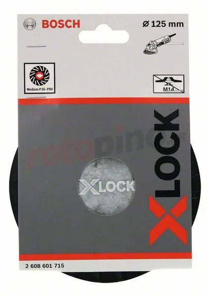Plateau De Ponçage Moyen X-Lock 125mm Bosch 4 Plateau De Ponçage Moyen X-Lock 125mm Bosch – Image 2
