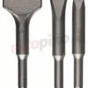 Set De 3 Burins Plats SDS-plus Bosch -Travail sans fil Soldes Magasin set de 3 burins plats sds plus bosch 75358