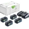 Set énergie Festool SYS 18V 4x5,2/TCL 6 DUO